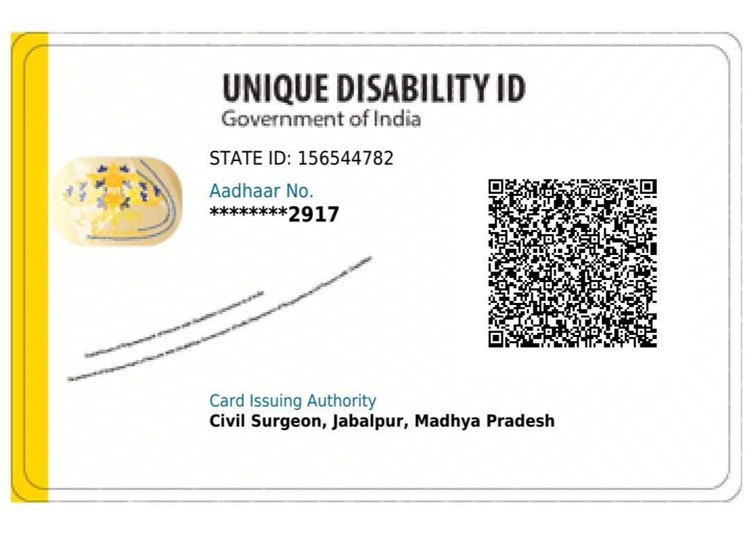 Upload Disability Certificate