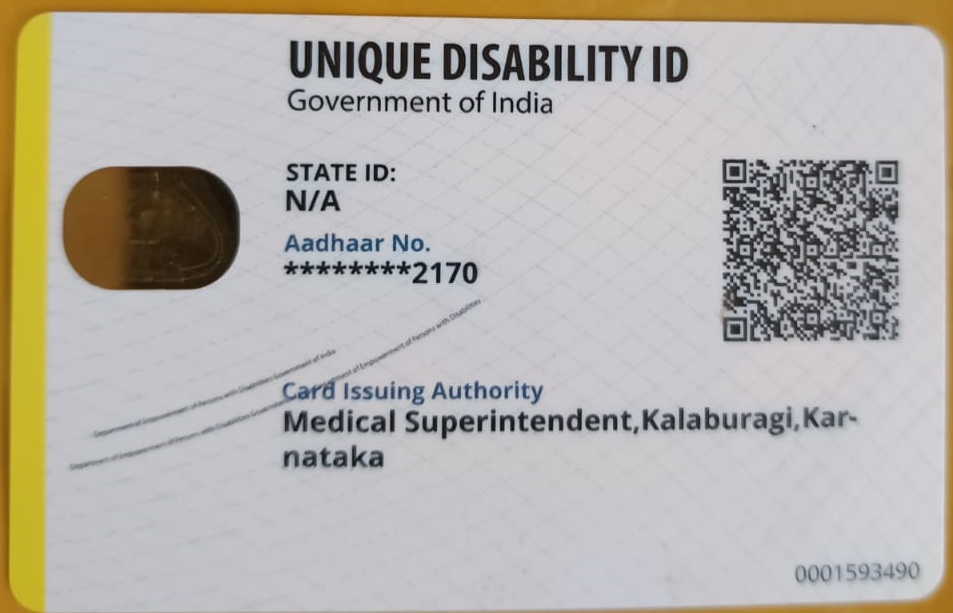 Upload Disability Certificate
