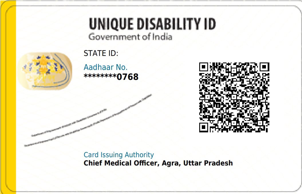 Upload Disability Certificate