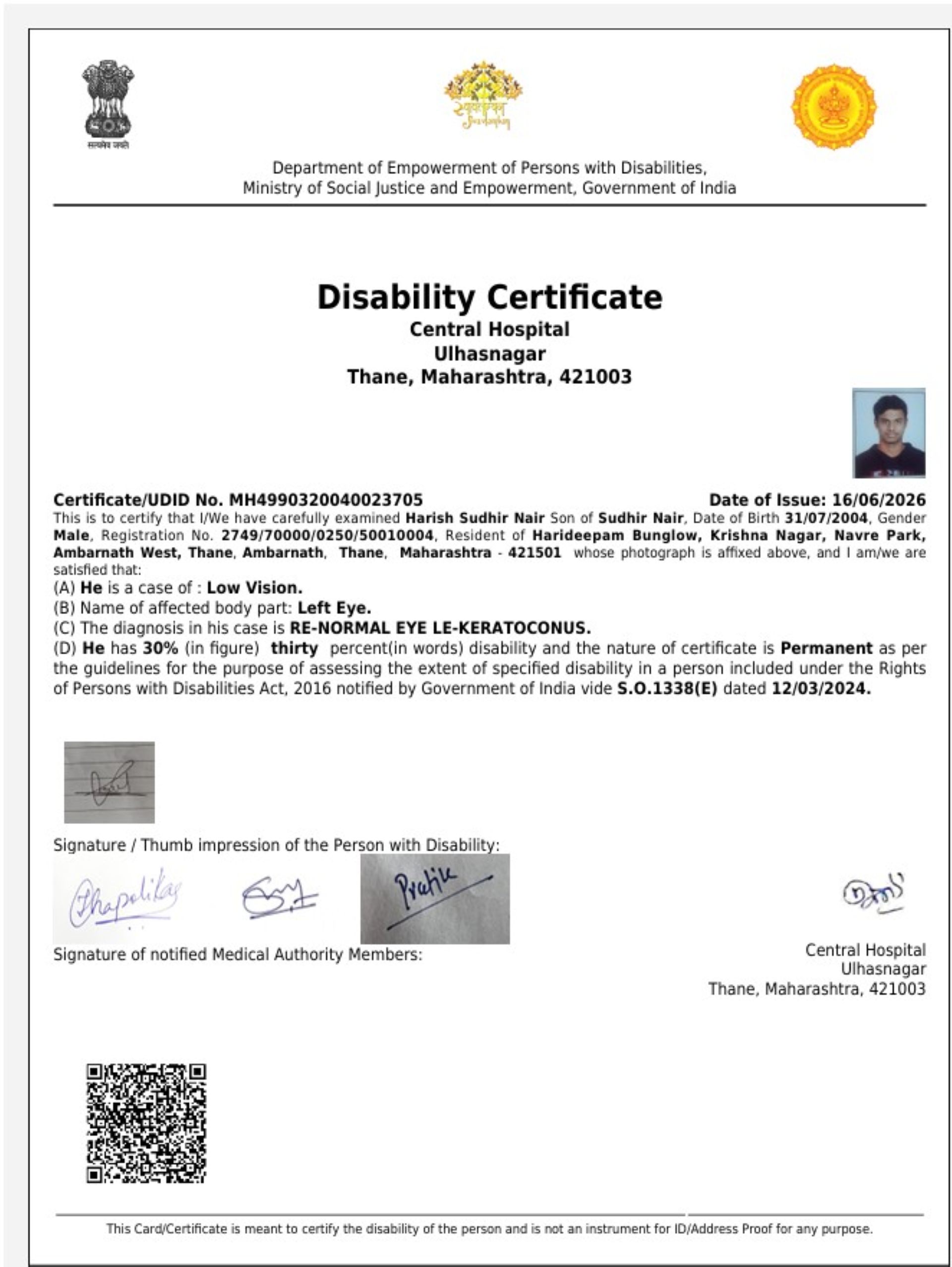 Upload UDID Card